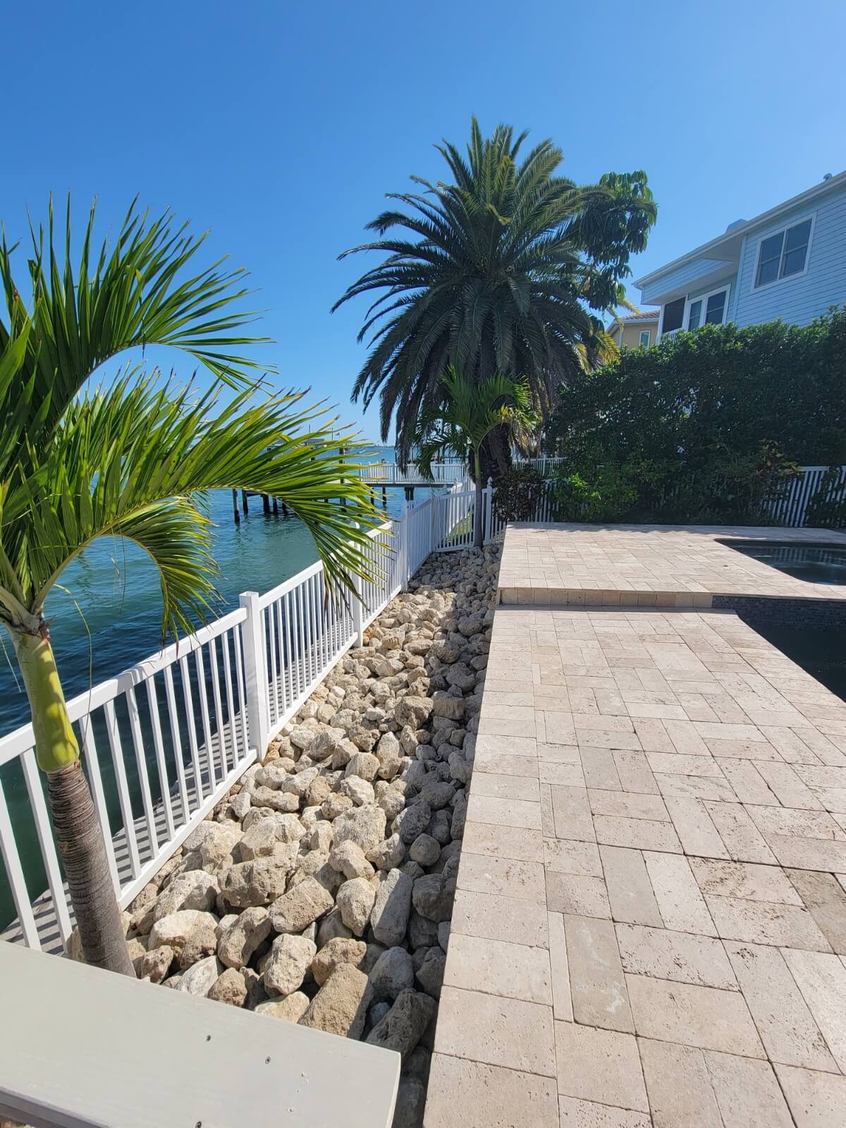 waterfront rock border landscape waterfront rock border landscape